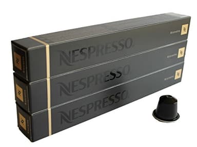 NESPRESSO ORIGINAL Ristretto, Dunkle Röstung, Kompatibel mit ORIGINAL Kapselmaschinen, Kapsel Set aus 30 Kaffeekapseln