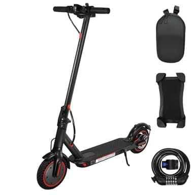 IDMD 8,5 Zoll Elektroroller, 3 Geschwindigkeitsmodi, 10,4 Ah Klasse A Akku,35km Meilen Reichweite & 120 kg Traglast, Elektro Scooter mit straßenzulassung