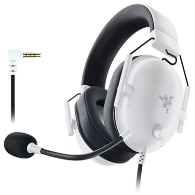 Razer BlackShark V2 X - Multi-Plattform kabelgebundenes Esports-Headset (Triforce 50mm Treiber, Erweiterte Passive Geräuschunterdrückung, 7.1 Surround Sound, Hyperclear Cardioid Mic) Weiß