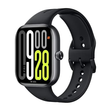 Xiaomi Redmi Watch 5 – 2.07" AMOLED, 60Hz, 24 Tage Akku, 150+ Sportmodi, 5ATM wasserfest, GNSS, Herzfrequenz & SPO₂-Sensor, Bluetooth Calling, Aluminium-Rahmen, drehbare Krone, Obsidian Black