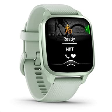 Garmin Venu Sq 2 - GPS-Fitness-Smartwatch mit 1,4" AMOLED Display, Schlafanalyse mit Sleep Score und über 25 Sport-Apps, 24/7 Gesundheitsdaten, Garmin Pay, bis zu 11 Tage Akkulaufzeit und wasserdicht