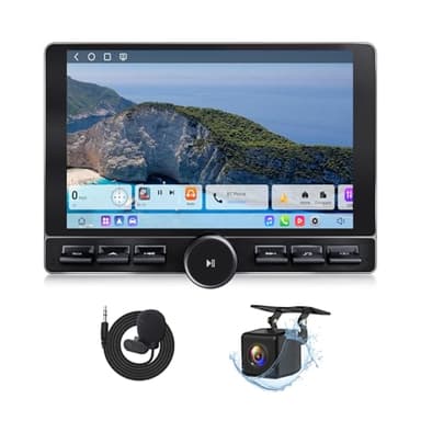 Eonon 10,1 Zoll Android 13 Autoradio Doppel-Din 8+128GB 4G LTE GPS Sat NAV CarPlay Android Auto geteilter Bildschirm Bildschirmspiegelung Bluetooth WiFi DSP EQ USB SWC mit Rückfahrkamera UX6K-PRO-MAX