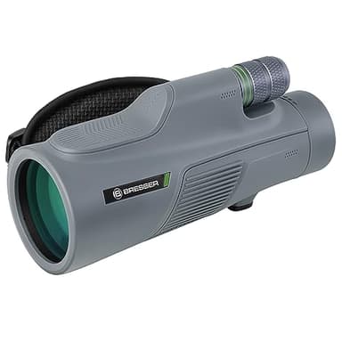 Bresser Monokular Wave 12x50 mit hoher Vergrößerung, hochwertigen Vergütungen und exzellentem BaK-4-Glas, wasserdicht und für Brillenträger geeignet