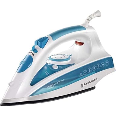 Russell Hobbs Dampfbügeleisen [2600W, 210 g Extra-Dampfstoß] Bügeleisen (300ml Wassertank, Keramik-Bügelsohle, Selbstreinigungs- & Sprühwasserfunktion, Antikalk & Tropfstopp, 70 g/min Dampf) 20562-56