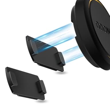 SUPMEGA Magnetische Autohalterung für OOONO CO-Driver NO2, Robuste Metall-Autohalterung mit Eingebauten Magneten, kompatibel mit OOONO NO2 Blitzerwarner - 2er Pack