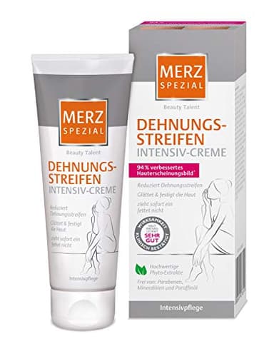 Merz Spezial Dehnungsstreifen Intensiv-Creme – 1 x 75 ml – Spezielle Intensivpflege zur Reduktion von Dehnungsstreifen – verbessert das Erscheinungsbild der Haut