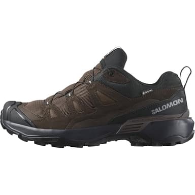 Salomon X Ultra 360 Leather Gore-Tex wasserdichte Herren Wanderschuhe, Outdoor-bereit, Grip, Schutz bei jedem Wetter, Dark Earth, 42