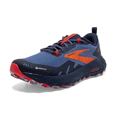 Brooks Damen Cascadia 17 Gtx Sneaker Sneaker, Navy Bittersweet Peacoat, 38 EU
