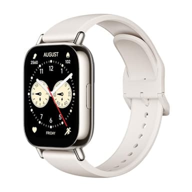 Redmi Watch 5 Lite Smartwatch, 1.96" AMOLED Display, 18 Tage Akku, 150+ Sportmodi, integriertes GPS, Herzfrequenz- und SpO₂-Tracking, 5ATM Wasserdicht, Always-On-Display, Bluetooth-Anrufe - Gold