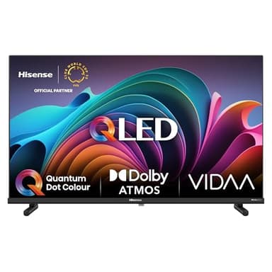 Hisense 40A5NQ 101cm (40 Zoll) QLED Fernseher Full HD, Smart TV, Triple Tuner, AI Sports Mode, Dolby Atmos, Share to TV, Duale Positionierung, WiFi, Game & Hotel Modus, Schwarz [2024]
