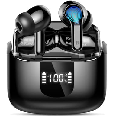 Bluetooth Kopfhörer, 2025 Kopfhörer Kabellos Bluetooth 5.4, 48 Std Hi-Fi Stereo Tiefer Bass Wireless Earbuds, 4 ENC Noise Cancelling Mics, IP-X7 Wasserdicht Headphones Sport, 3g USB-C in Ear Ohrhörer