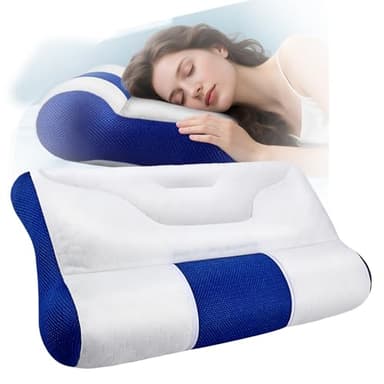 Nastopee Ergonomisches Kissen, Soft Nackenkissen Schlafen gegen Nackenschmerzen, Orthopädisches Kissen Nackenkissen für Schlafkissen Seitenschläferkissen & Rückenschläferkissen