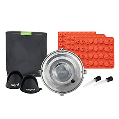 Decarboxylator Box von Ongrok, Edelstahl, luftdicht, lebensmittelecht, vollständiges manuelles Decarb-Kit mit Infusionszubehör, spülmaschinen- und ofenfest
