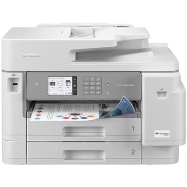 Brother MFC-J6955DW DIN A3 Business-Ink 4-in-1 Multifunktionsgerät (30 Seiten Min, Tintenstrahl, USB, LAN, WLAN, Duplexdruck) weiß grau 576 x 477 x 375 mm (BxTxH)