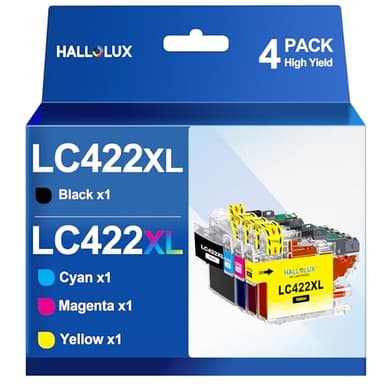 LC422XL XL Große Kapazität LC-422XLVAL Tintenpatronen Value Pack für Brother LC422 LC-422XL LC-422XLVAL Patronen für Brother MFC-J5340DW MFC-J5345DW MFC-J5740DW MFC-J6540DW MFC-J6940DW (4er-Pack)
