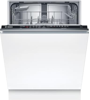 Bosch SBV2ITX09E, Serie 2, Smarter XXL-Geschirrspüler Vollintegriert 60 cm, Besteckkorb, Spülmaschine mit Programmassistent, Extra Trocknen, VarioSpeed, Extrem Leise, Rackmatic Oberkorb, InfoLight