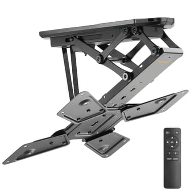 my wall HL40ML klappbare motorisierte Deckenhalterung mit Fernbedienung für TV 23-55 Zoll (58 cm - 140 cm), VESA 100x100, 200x200, 300x300, 400x200, 400x400