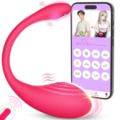Vibrator Sex Spielzeug für die Frau Paare,Vibration für Frauen mit APP, 10 Modi Vibratorstarb Frauen Klitoris, Sexspielzeug für Paare Extrem Leise Vibro ei, Sexspielzeug Dildo Anal Vibratoren Sex Toy