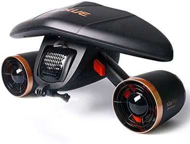SUBLUE WhiteShark Mix Wasserscooter Unterwasser Scooter Tauchscooter Seeroller Doppelmotor Aqua See Tauchroboter Jetski 40M Wasserdicht für Wassersport Action Kamera Halterung (Mix pro Schwarz)