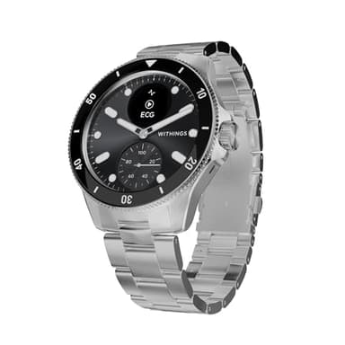 Withings ScanWatch Nova, Hybrid Smartwatch Herzgesundheit für M&F - EKG, SPO2, Temperaturüberwachung, Schlaftracking, Atemwegsgesundheit, Zyklustracking, 30 Tage Akkulaufzeit, iOS & Android