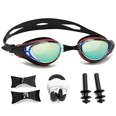 WAVE Kurzsichtige Schwimmbrille, No Leakage, Anti-Fog, UV-Protection Nearsighted Swimming Goggles