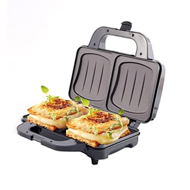 ADLER Camry XL Sandwichmaker, 1300 W Leistung, große Heizplatten