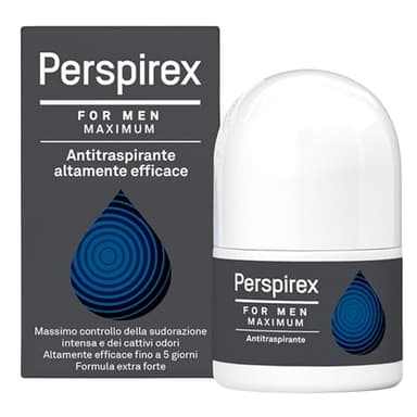 Perspirex Antitranspirant gegen starkes schwitzen für Männer – Deo Roller für bis zu 5 Tage Frischeschutz – Strong 20ml