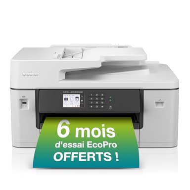 Brother MFC-J6540DWE EcoPro DIN A3 4-in-1 Farbtintenstrahl-Multifunktionsgerät (250 Blatt Papierkassette, Drucker, Scanner, Kopierer, Fax), Mittel