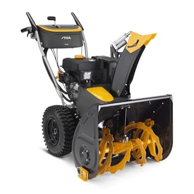 STIGA ST 966, Zweistufige Schneefräse mit neuem STIGA-Benzinmotor mit 302 cm³ und elektrischem Armaturenbrett