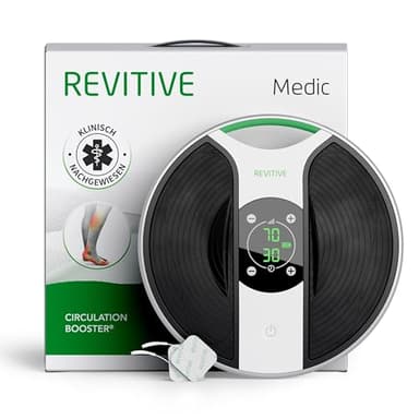 Revitive Medic Durchblutungs-Stimulator | Bekämpft hartnäckige Bein-Schmerzen und Schwellungen | Reduziert Krämpfe |Verbessert aktiv die Durchblutung |Medikamentenfrei |Klinisch nachgewiesen(1er Pack)