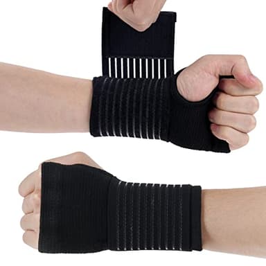 ACWOO Handgelenkstütze, 2 Stück Handgelenkbandage, Flexibel-Handgelenkschiene für Karpaltunnel, Einstellbar Klettverschluss Handbandage für Sport und Alltag, Atmungsaktiv wrist wrap für Damen Herren