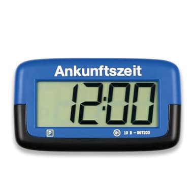Needit elektronische Parkscheibe Park Micro I die weltweit dünnste automatische Parkscheibe mit KBA-Zulassung I kompakte, Digitale Parkuhr mit gut lesbarem Display I langlebige Batterie, 9,4 mm dünn