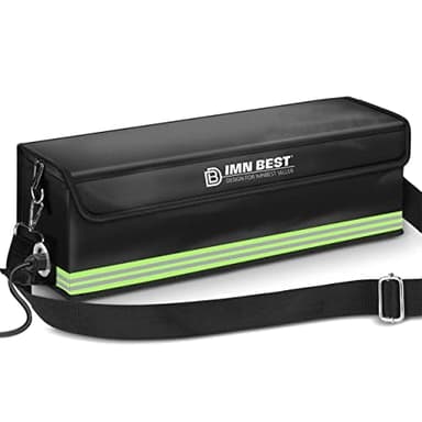 ImnBest Ebike Akku Tasche Feuerfest,Wasserdicht & Explosionssicher Lipo Safe Bag für Lagerung Für Lagerung,Transport,Aufladung (43CM)
