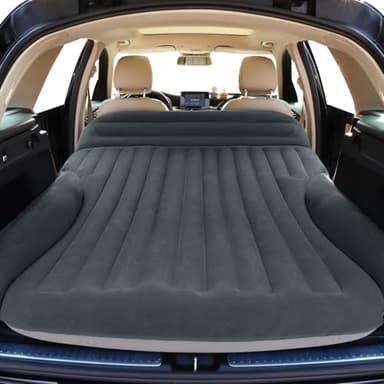 Ciremiv Car Auto Matratze mit dem Umfassendsten Auto Camping Schlafzubehör,Auslaufsichere, Bequeme, Langlebige Auto Luftmatratze,Luftbetten with Luftpumpe, für SUV Minivan MPV Road Trip Dachzelt