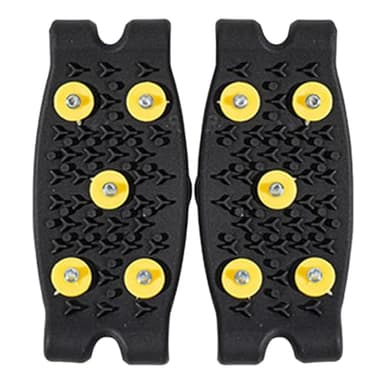 Spikes für Schuhe Winter Universal Steigeisen 5 Zähne Anti Rutsch Spikes 2026 Neu Antirutsch schuhspikes zum überziehen für Wanderungen & Glatteis Steigeisen für Wanderschuhe Angeln Bergsteigen