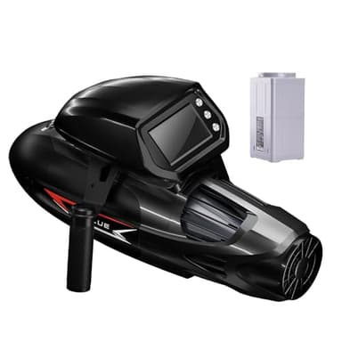 Sublue Steam Pump Jet Unterwasser-Scooter für Freitauchen, Gerätetauchen, Schnorcheln | Mit zusätzlicher Batterie (Grau+Batterie)