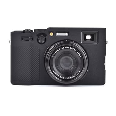 MUZIRI KINOKOO Silikon Tasche für Fuji X100 VI Kamera, ultradünne, weiche Gummi-Schutzhülle für Fuji X100 VI, Kratzfeste, schmale Passform, leichte Hülle für Fujifilm X100VI Kamera-Schwarz