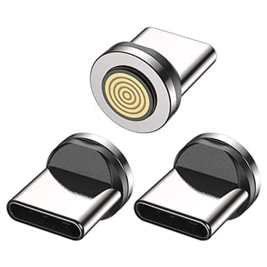 AUFU USB C Magnet Adapter 9PIN - Typ C Magnetkopf Ladekabel für Superschnelles Aufladen - 60W/100W Magnetisches Ladekabel
