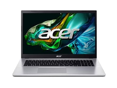 Acer Aspire 3 (A317-54-79NV) Laptop 17,3" FHD IPS Display Intel Core i7-1255U 16 GB RAM 512 GB SSD Intel Iris Xe Grafik Windows 11 QWERTZ Tastatur Silber