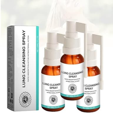 Breath Ease Lungenspray, Qartel Lungenreinigungsspray, Qartel Lungenspray, Lungenreinigungsspray Qartel, Lungenreinigungsspray, Reinigung Und Atmung (3Stück)