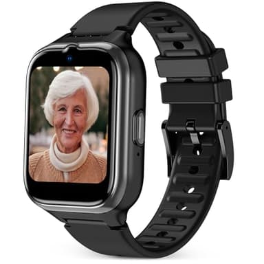 SPC Smartee 4G Senior – Smartwatch für Senioren mit großen Buchstaben, SOS-Taste, GPS und Sicherheitskreis, Anrufen/Videoanrufen, Herzfrequenz und Smartwatch-Verwaltung über die App SPC Smart Clan