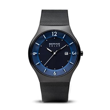 BERING Herren Uhr Solar Movement - Solar Collection mit Edelstahl und Saphirglas 14440-227