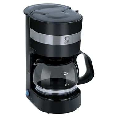 All Ride LKW Kaffeemaschine 24v - Kaffeemaschine für LKW 24 volt - Filterkaffeemaschine - Kaffeemaschine filtermaschine mit Warmhaltefunktion - Kaffeeautomat mit Glaskanne - Schwarz