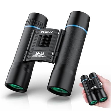 20x25 Klein Fernglas Erwachsene und Kinder - Deesoo Kompakt Fernglas für Jagd – Ultrasharp Ferngläser für Vogelbeobachtung Kreuzfahrt Sportspiele