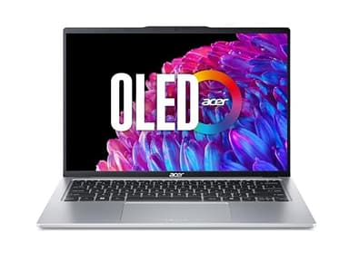 Acer Swift Go 16 OLED (SFG16-72-518S) Ultrabook/Laptop | 16" 3.2K OLED 120Hz Display | Intel Core Ultra 5 125U | 16 GB RAM | 512 GB SSD | Intel Grafik | Windows 11 | QWERTZ Tastatur | grau