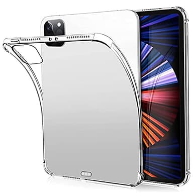 Zcooooool Hülle für iPad Pro 12,9 Zoll 2022/2021/2020/2018 (6th / 5th / 4th / 3rd Gen) verstärkte Ecken Abdeckung für iPad Pro 12,9" Soft-TPU für iPad Pro Hülle