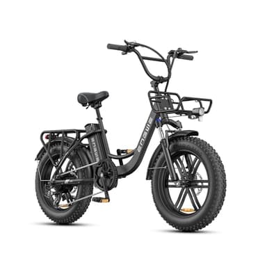 ENGWE E Bike Herren mit 48V 13Ah Batterie, 20 * 4.0 Zoll, 7-Gang Getriebe mit LCD-Display, 250W Motor & 25km/h, Reichweite bis zu 120km L20/L20 Boost