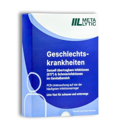 STI-Test "4-in-1" auf Geschlechtskrankheiten, deutsches Qualitätslabor, Urintest