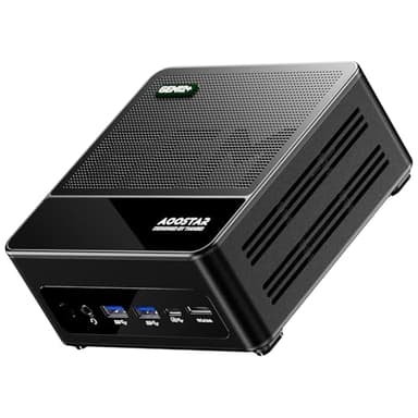 AOOSTAR GEM12+ Ryzen 7 PRO 8845HS Mini PC, 32GB DDR5 RAM 1T M.2 PCIE4.0 SSD Mini Gaming PC, Mini Computer mit OCULINK/4K 4-Display/2*USB4/HDMI2.1/DP1.4/BT5.2/2x2,5G RJ45 für Schule/Zuhause/Büro