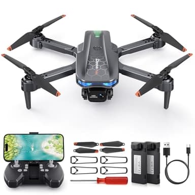 FERIETELF T29 Drohne mit Kamera 1080P HD – Faltbar Mini Drohne für Kinder & Erwachsene | WiFi FPV, 2x 1200mAh Akkus, Quadrocopter für Anfänger,Drohne Kinderspielzeug Geschenk